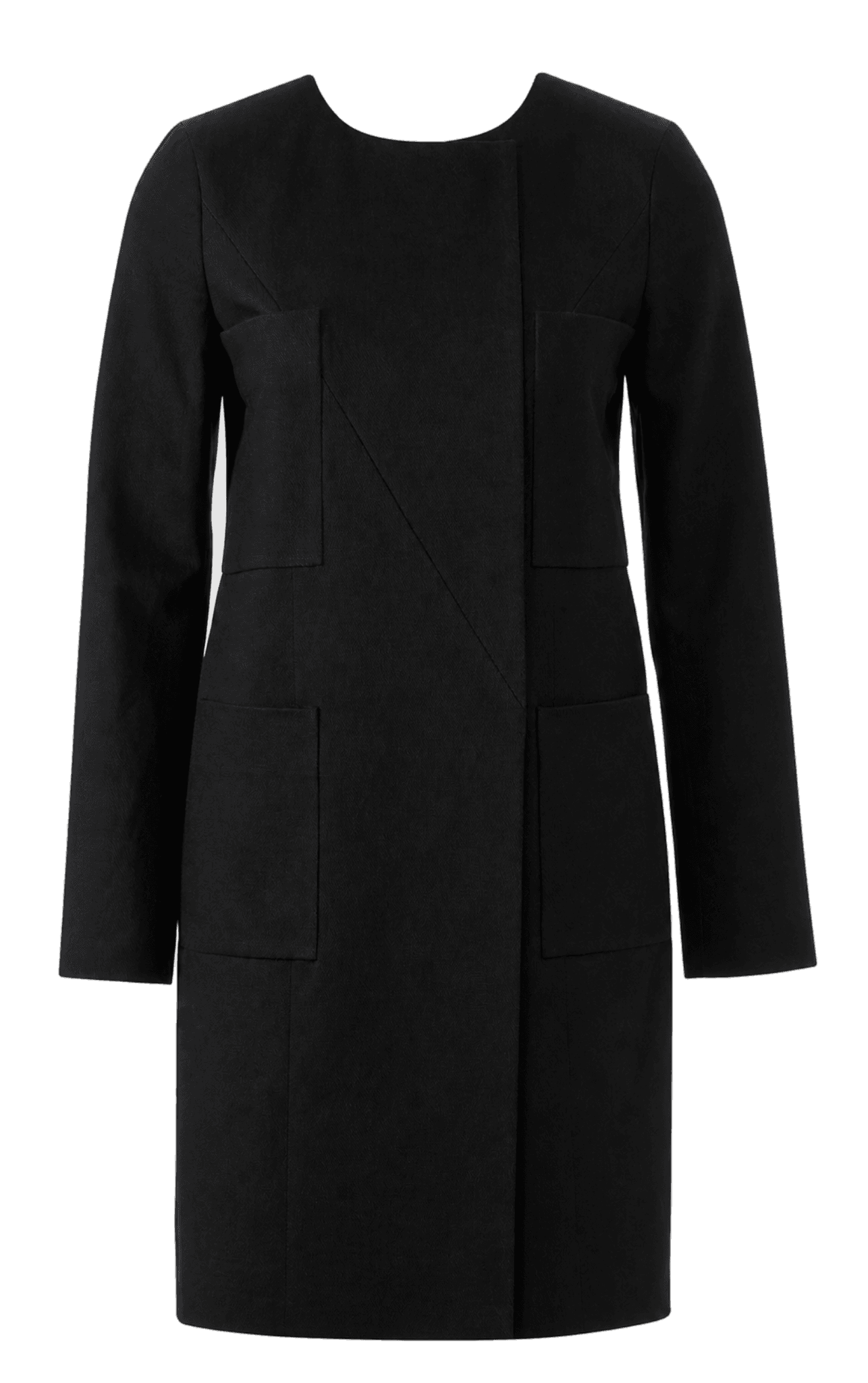 Minimal Black Coat